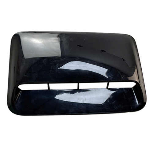 Cubierta de ventilación de flujo de aire para automóvil SUV capucha de admisión cuchara capó decoración negra universal - Imagen 1 de 12