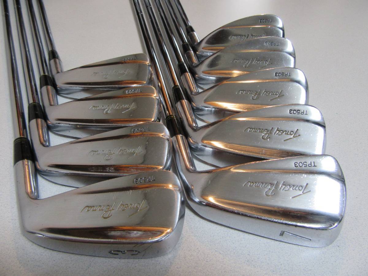Golf Iron Set Toney Penna TP-503 FORGED Dynamic Gold R400 9pcs 3-S