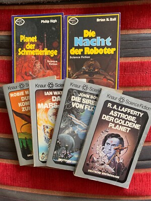 6 Science Fiction Romane von Knaur Science Fiction und Super S.F.