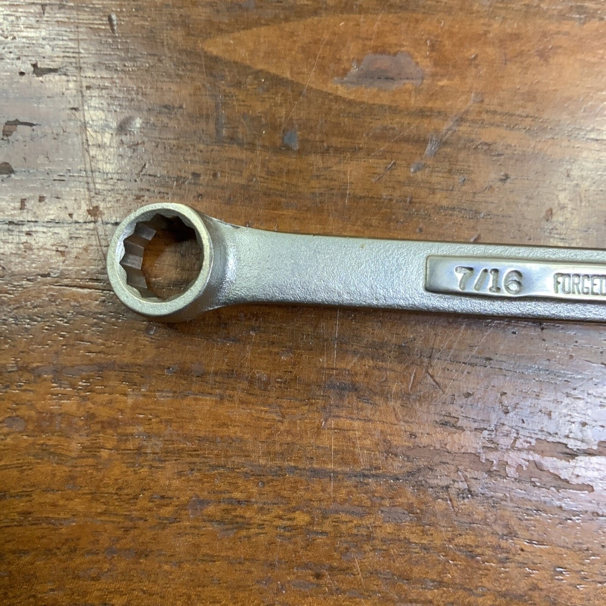 Vintage Craftsman 7/16 Combination wrench 44694 -VV- 12 point made