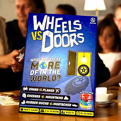 Wheels Vs. Doors Party Game By Format Games NEW