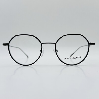 Daniel Hechter eyeglasses Men Ladies Round Braun Black Crown Panto DHM-401-5 New