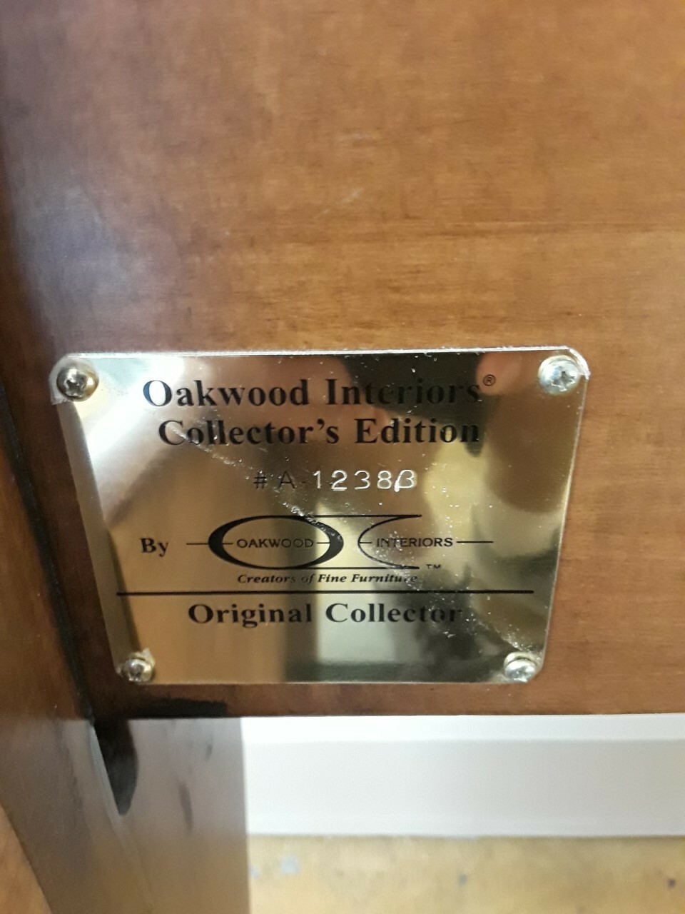 oakwood interiors collector's edition Queen sleigh bed frame with 2 side dresses eBay