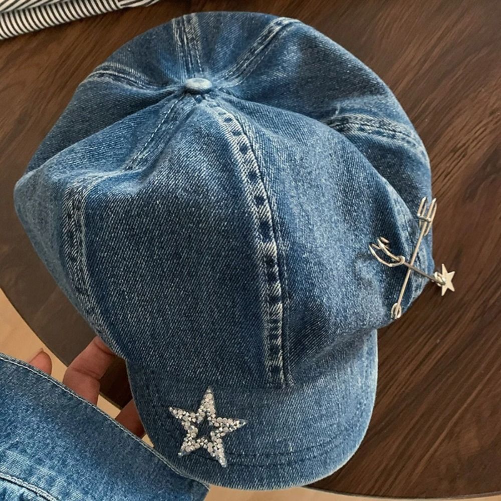 Breathable Octagonal Newsboy Hats Y2k Peaked Caps Casual Berets Caps