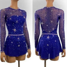 ice figure skating competition dress Gymnastics costume dance Dress dyeing