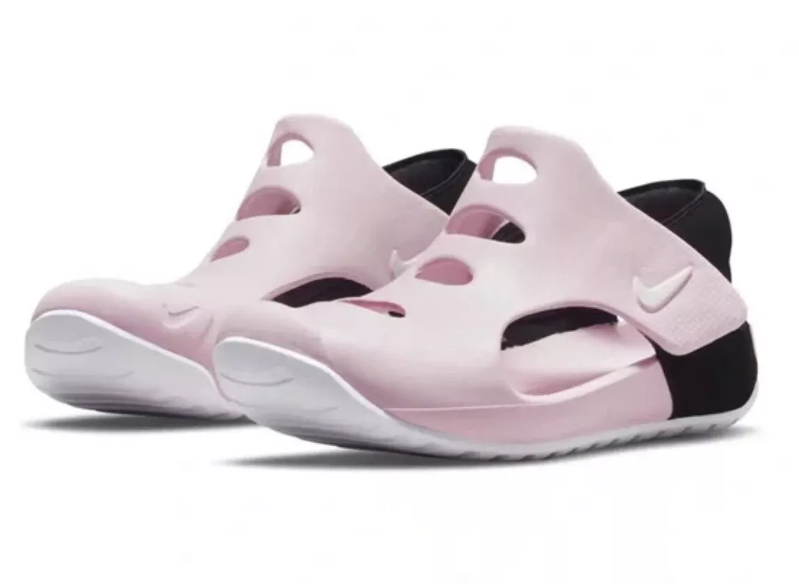 Nike Sunray Protect 3 (TD) Toddler\'s Sandals Pink Foam-Black-White Size 9c  NWT | eBay | Riemchensandalen