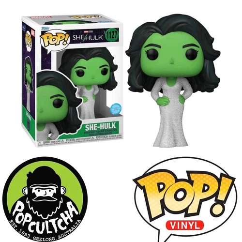 She-Hulk (2022) - She-Hulk in Gala Dress Diamond Glitter Pop! Vinyl Figure "New"