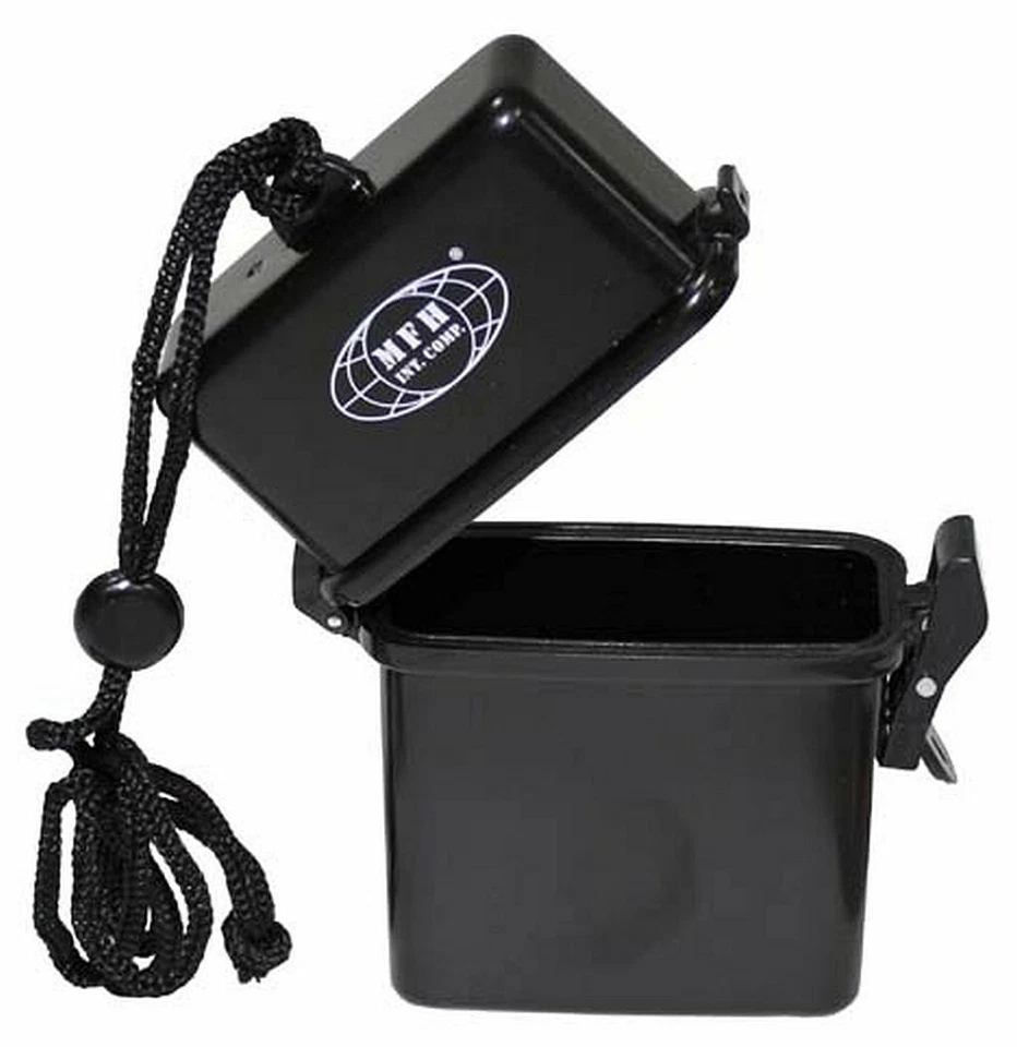 MFH Scatola Contenitore Box Scatola di Plastica Impermeabile 7 x 2,5 x 11 cm - 27167