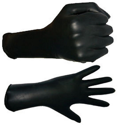 1 Paar Gummi Latex Rubber Handschuhe Gloves waschbar Gr. large Top Markenware 
