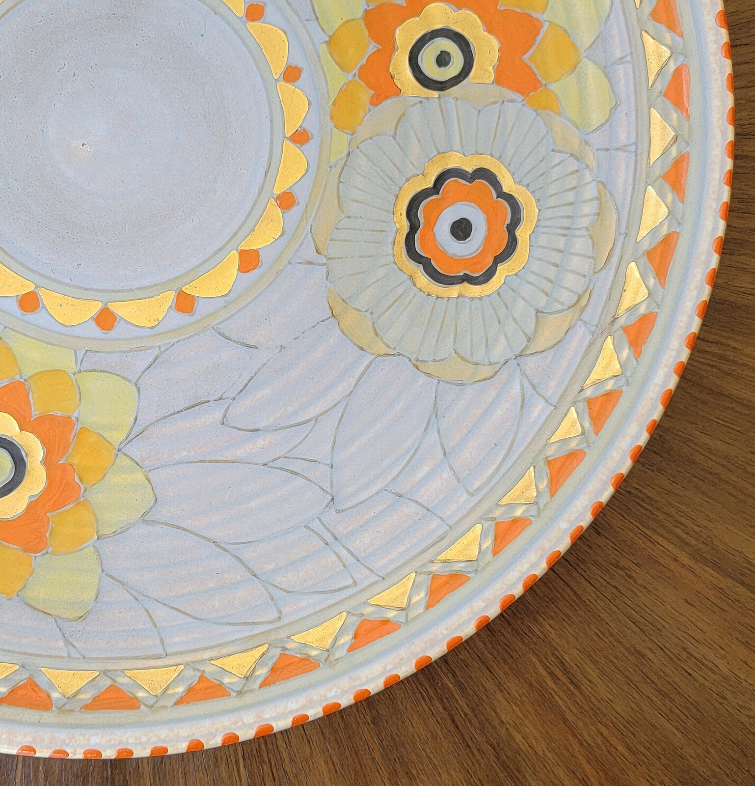 Art Deco CHARLOTTE RHEAD Charger / Plate - Crown Ducal - RHODIAN - 14.5 ...
