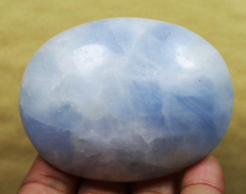 228g Natural Polished Blue Celestite QUARTZ Crystal Gem Stone Healing - Picture 10 of 12
