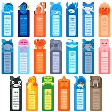100 Pack Bookmarks for Kids Bulk Book Marks for Reading with Cute Sea Animals...