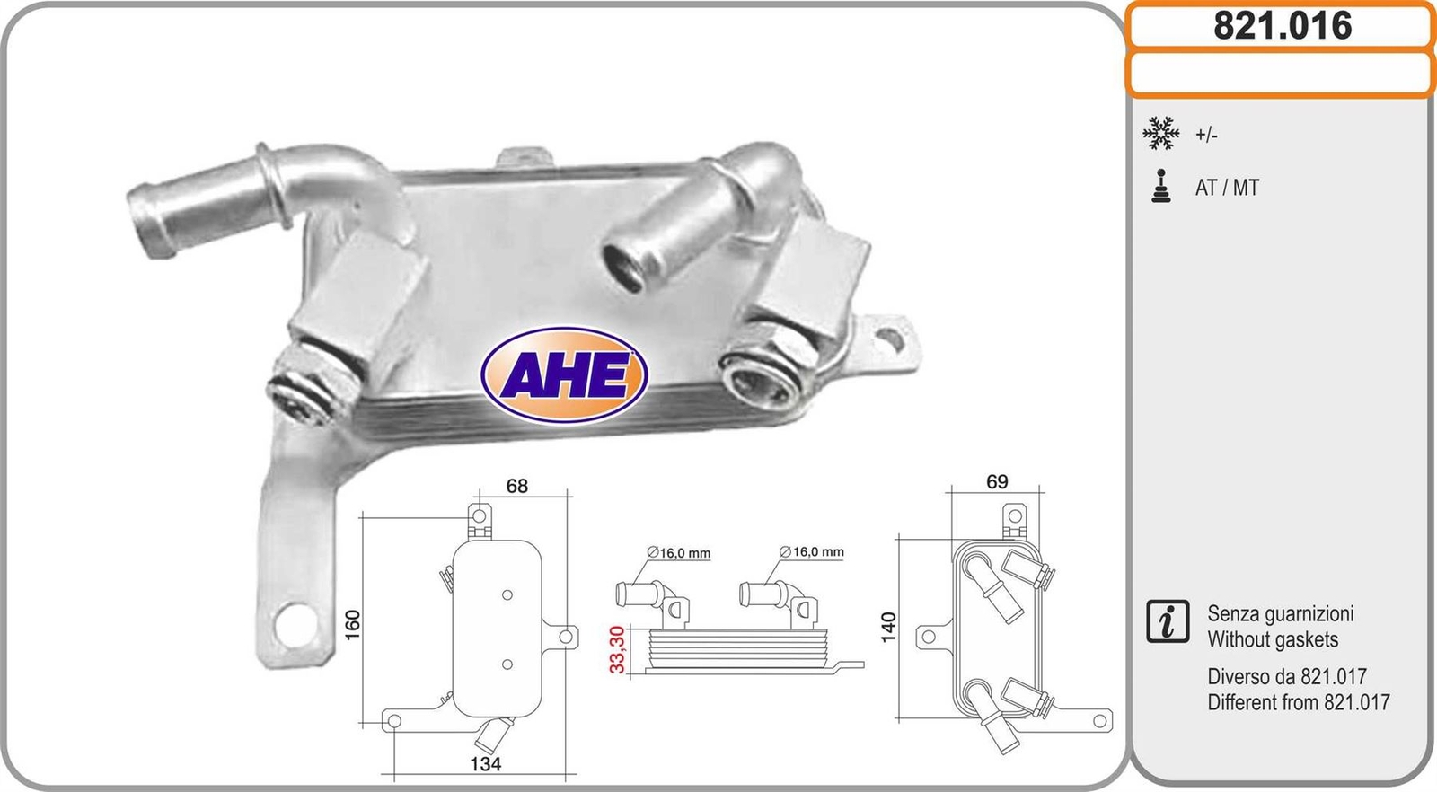 Radiateur d'huile Opel Corsa D 1.4 contre la surchauffe moteur et fuites de liquide