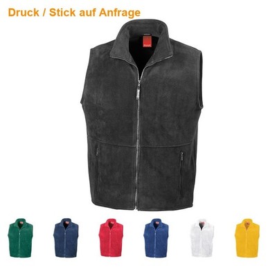 RESULT Dicke Weste Fleece Unisex Polartherm Bodywarmer Uni XS-3XL R37X NEU 