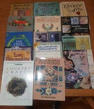 Stenciling Crochet and Crafting Books And Magazine's Lot Of 14 - 4 HC - 10 PB