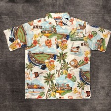 Reyn Spooner SF Giants Hawaiian Shirt Kids XL Vintage Made in USA MLB NWT