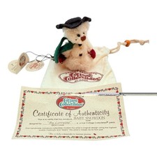 Ganz Cottage Collectibles Miniature Baby Snowdon Teddy Bear 2.75  RARE SIGNED