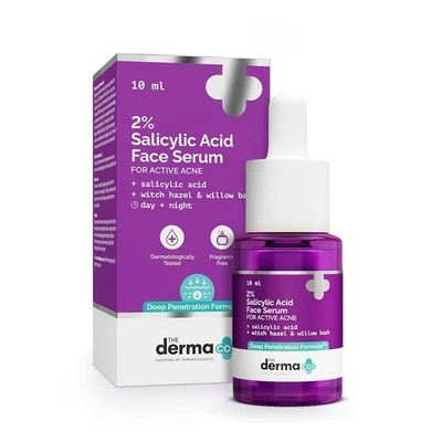 The Derma Co 2 % d'acide salicylique sérum visage | soin des pores et exfolia... - Photo 1/4