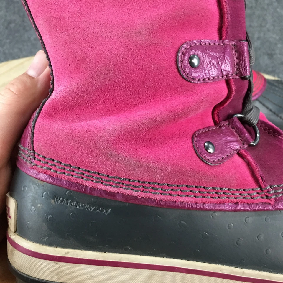 Botas Sorel Pato Juvenil 7 Tofino Nieve Impermeables Rosa Con Cordones Media Pantorrilla NY1852-640 Foto 4 de 4