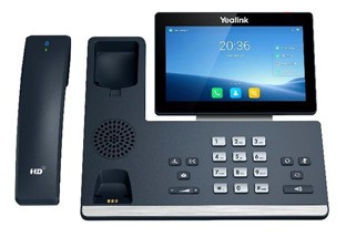 Yealink SIP-T58W Pro Telefon schwarz 7 Zoll Touch Display Bluetooth Handset WiFi