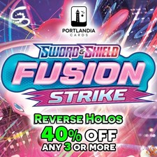 Pokemon - SWSH Fusion Strike - Reverse & Standard Holo Singles