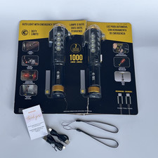 KC Defy Limits Auto Light Emergency Tool 1000 Lumens 2 Pack Rechargeable