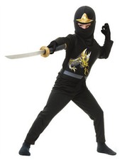 Childs Boys Black Ninja Avengers Series 2 Costume Toddler 2-4T
