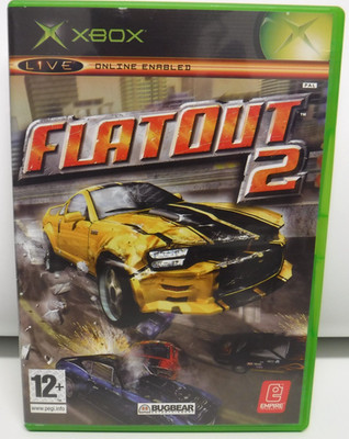 FlatOut 2 Xbox Original PAL komplettes Handbuch getestet funktioniert Rennspiel