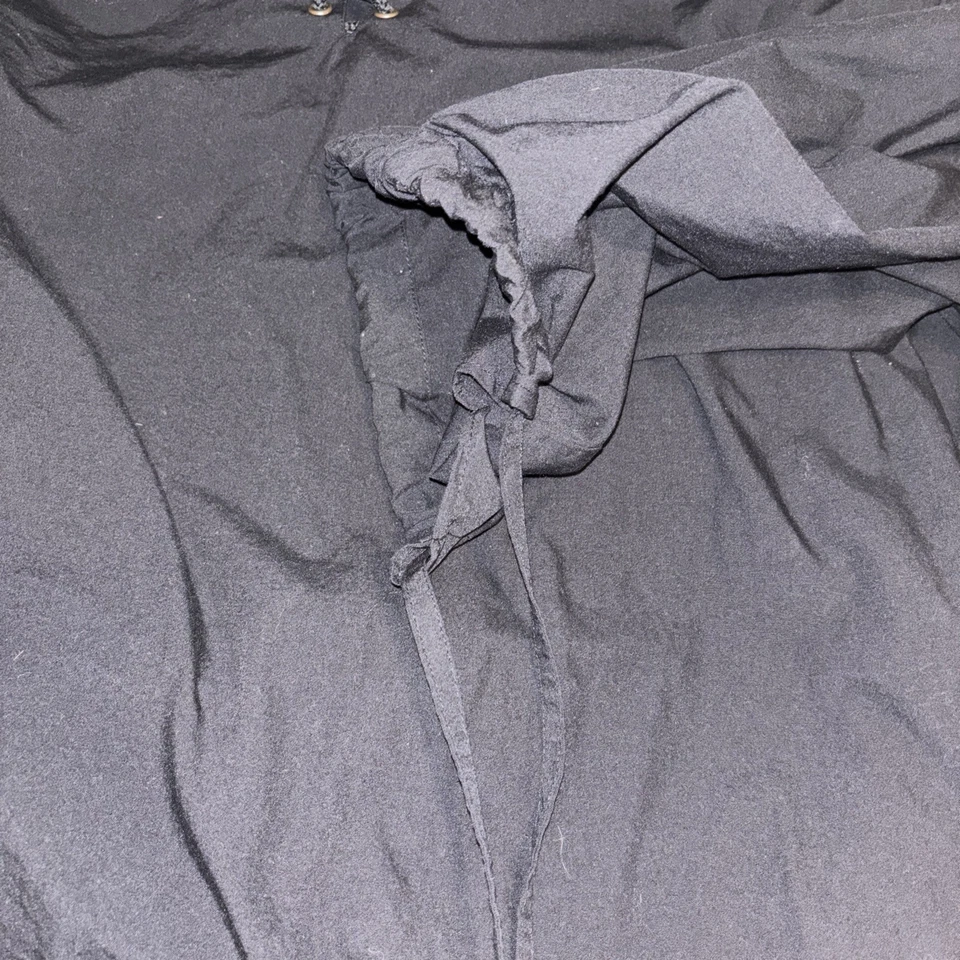 Molinete Túnica Negra Talla Grande Cosplay Larp Renacimiento Festival Foto 4 de 4