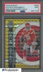 2023 Mosaic Men of Mastery Gold #MM1 Patrick Mahomes II Chiefs 8/10 PSA 9