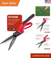 15" Grass Shears - Lightweight, Versatile Trimmers for Perfect Edging