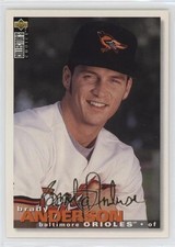 1995 Upper Deck Collector's Choice Gold Foil Signature Brady Anderson #334 12zm