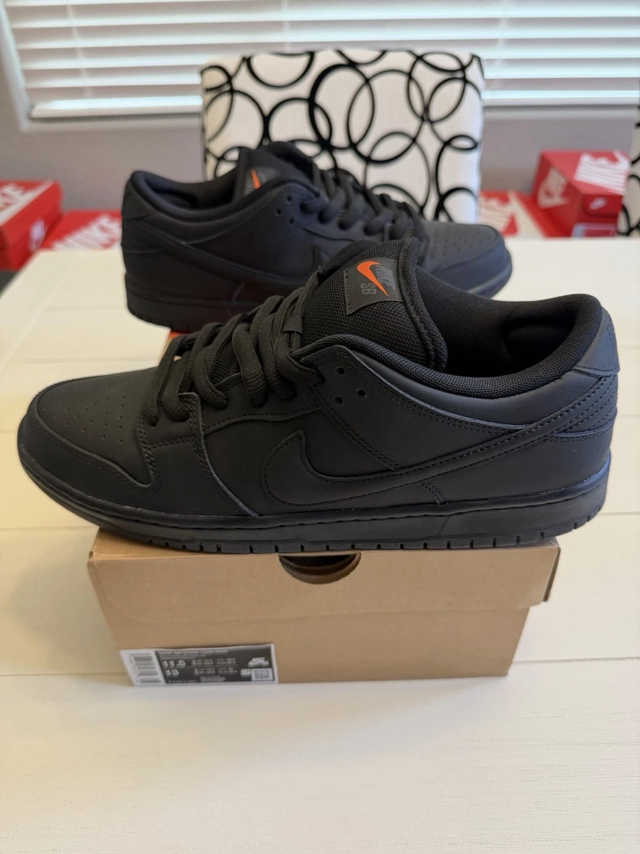 Nike Dunk Pro SB Low Triple Black | eBay