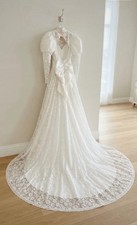 80s wedding dress Size 4/6