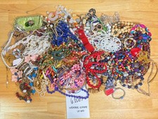 Costume Jewelry Mixed Lot 4 Necklaces Bracelets 6.07 LBS Wearable