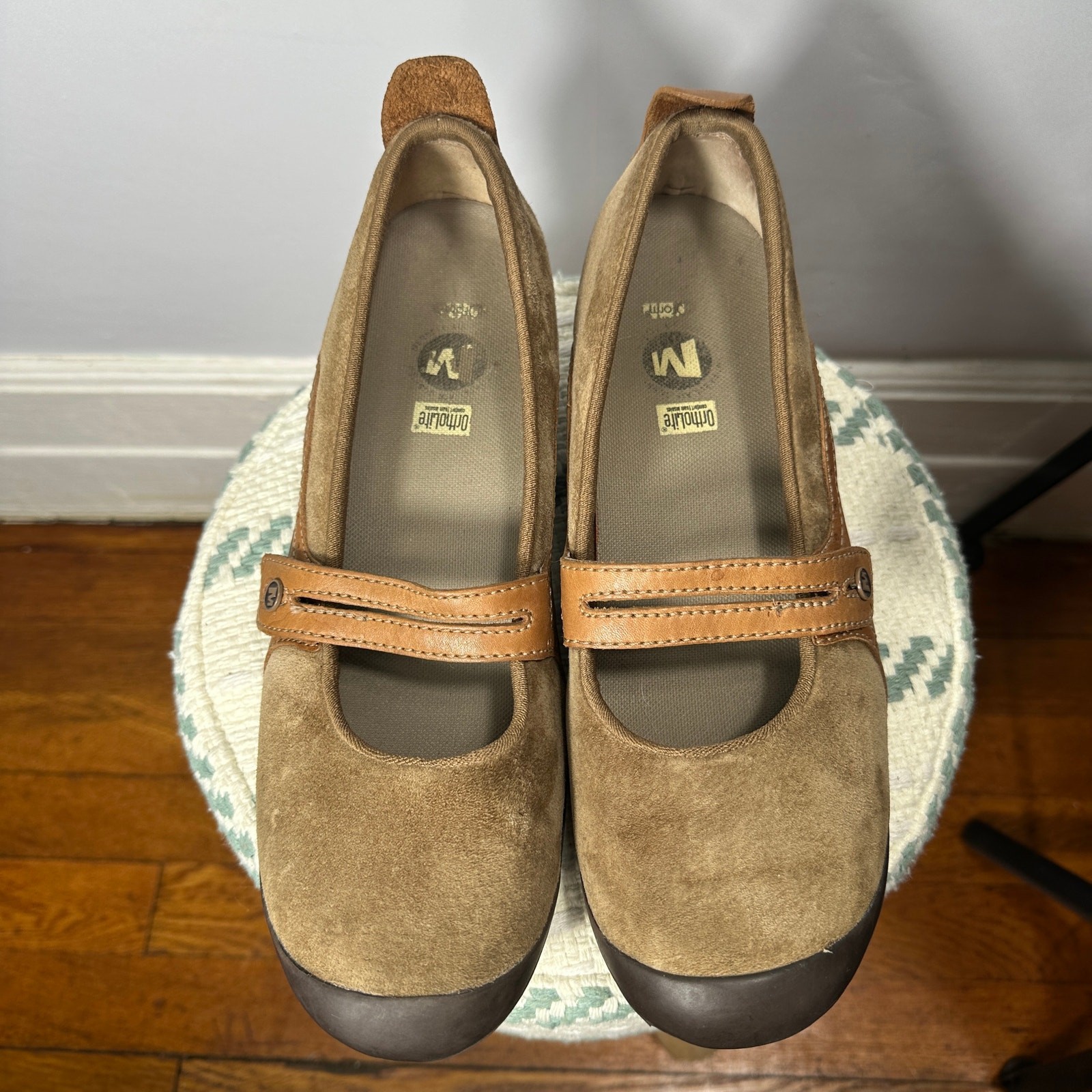 Scarpe Merrell Plaza Bandeau marrone Mary Jane pelle scamosciata US 9 5 EU 40 5 comode