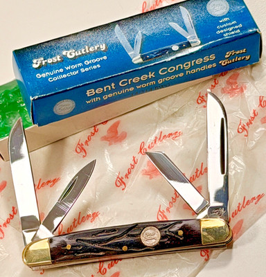 FROST  --  3.6''   BENT CREEK CONGRESS with WORM GROOVE Handles  --  (NEW) in BOX