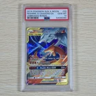 PSA 10 2019 Pokémon SM Unbroken Bonds Reshiram Charizard #20/214 With Display