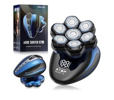 Head Shavers for Bald Men - 7D Detachable Electric Razor, IPX6 Waterproof Wet Dr