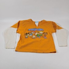 Vintage 2000 Y2K Rugrats Viacom Cartoon Longsleeve T-Shirt Youth Small 4-5
