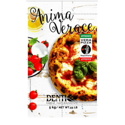 8030759000367 Mąka do pizzy 00 ANIMA VERACE AVPN 5kg Denti 