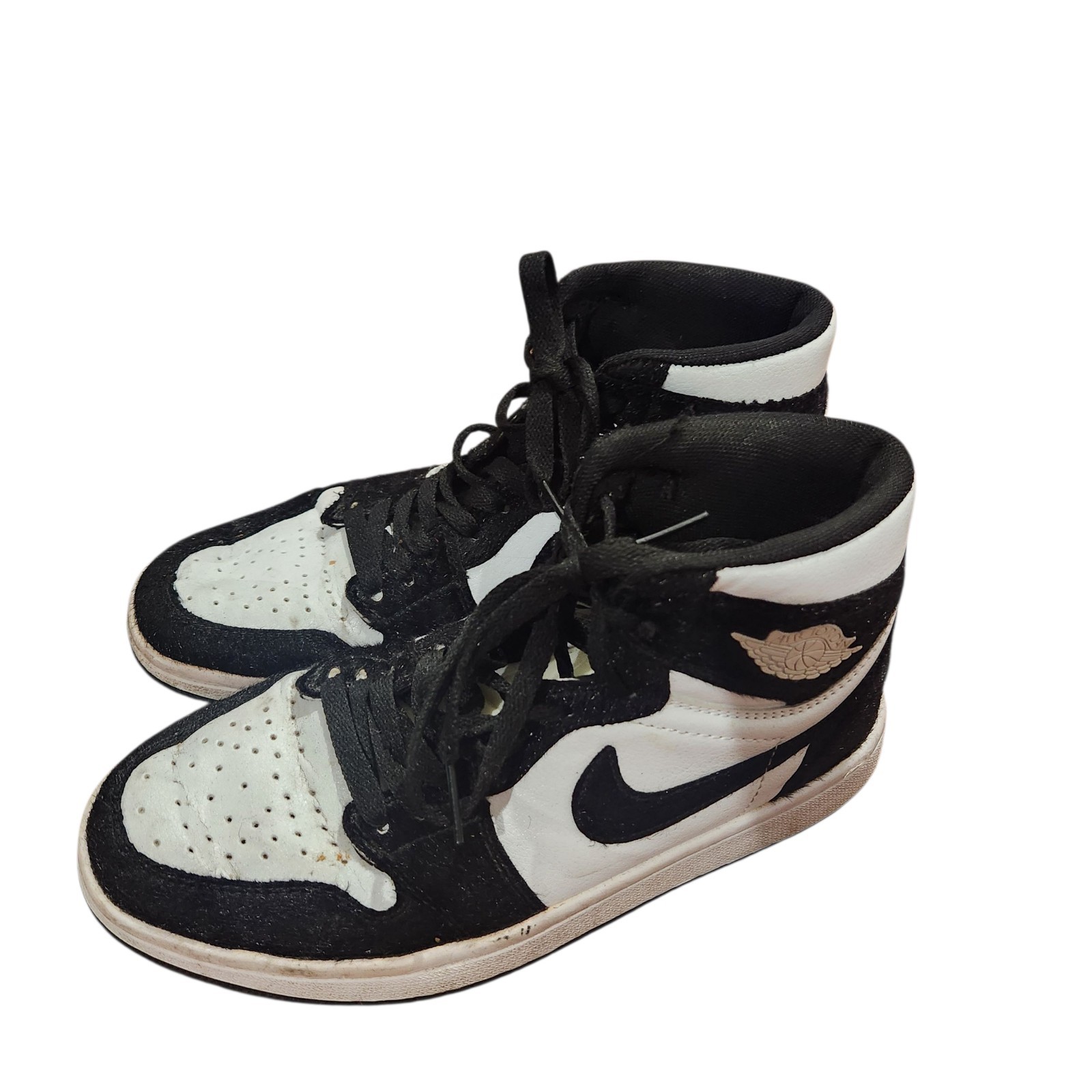 Nike Jordan 1 Retro High OG Twist Pony 2019 PANDA nero bianco donna taglia 7