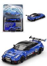 Mini GT 1:64 LB-Silhouette WORKS GT NISSAN 35GT-RR Ver.2 Blue Model MGT01124-2H