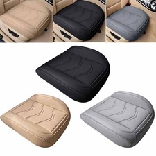 For Kia Gray Front Car Seat Cover Full Wrapped Pu Leather Bottom Seat Protector