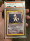 Mewtwo Holo 10/102 Base Set Game Pokemon PSA 5 READ