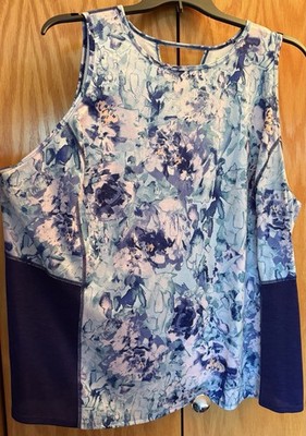 Womens Plus 4X Tek Gear DryTek Tank Top Gym Workout Moisture Wicking EUC Was $24