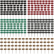 300 Pcs Abrasive Buffing Wheels, 1 inch Abrasive Buffing Polishing Wheels Bur...