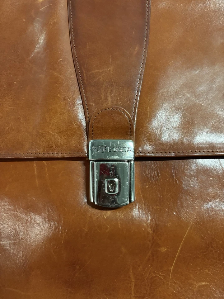 Calzoncillo sobre con solapa de cuero antiguo Bosca Foto 2 de 4