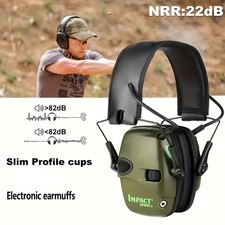 Electronic Shooters Tactical Ear Muffs. 22 DB, Slim, Anti-Noise Protection.