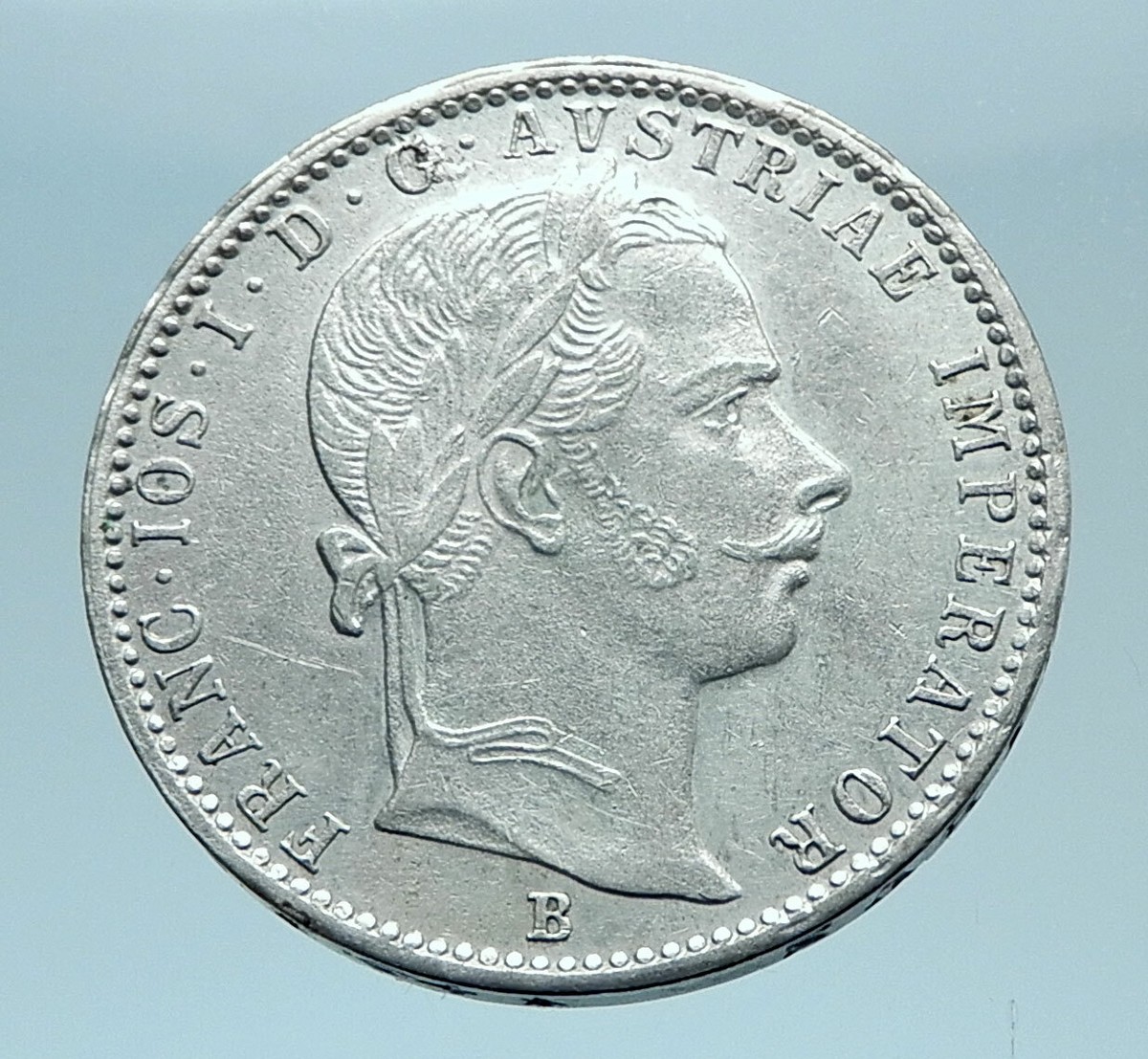 1859 AUSTRIA w KING FRANZ JOSEPH I Eagle Genuine Austrian 1/4 Florin Coin  i78353 | eBay